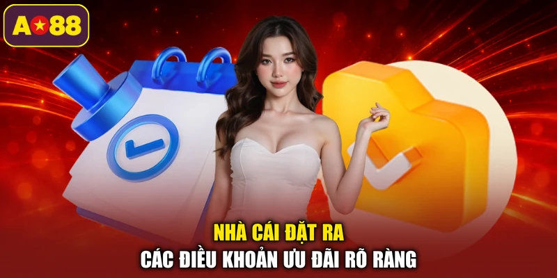 Nhà cái đặt ra các điều khoản ưu đãi rõ ràng